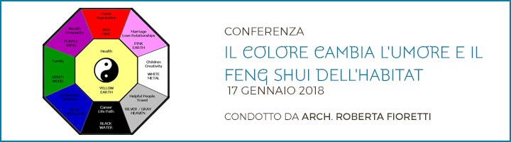 Il Colore Cambia l'Umore e il Feng Shui dell Habitat - Roberta Fioretti - 17 Gennaio 2018